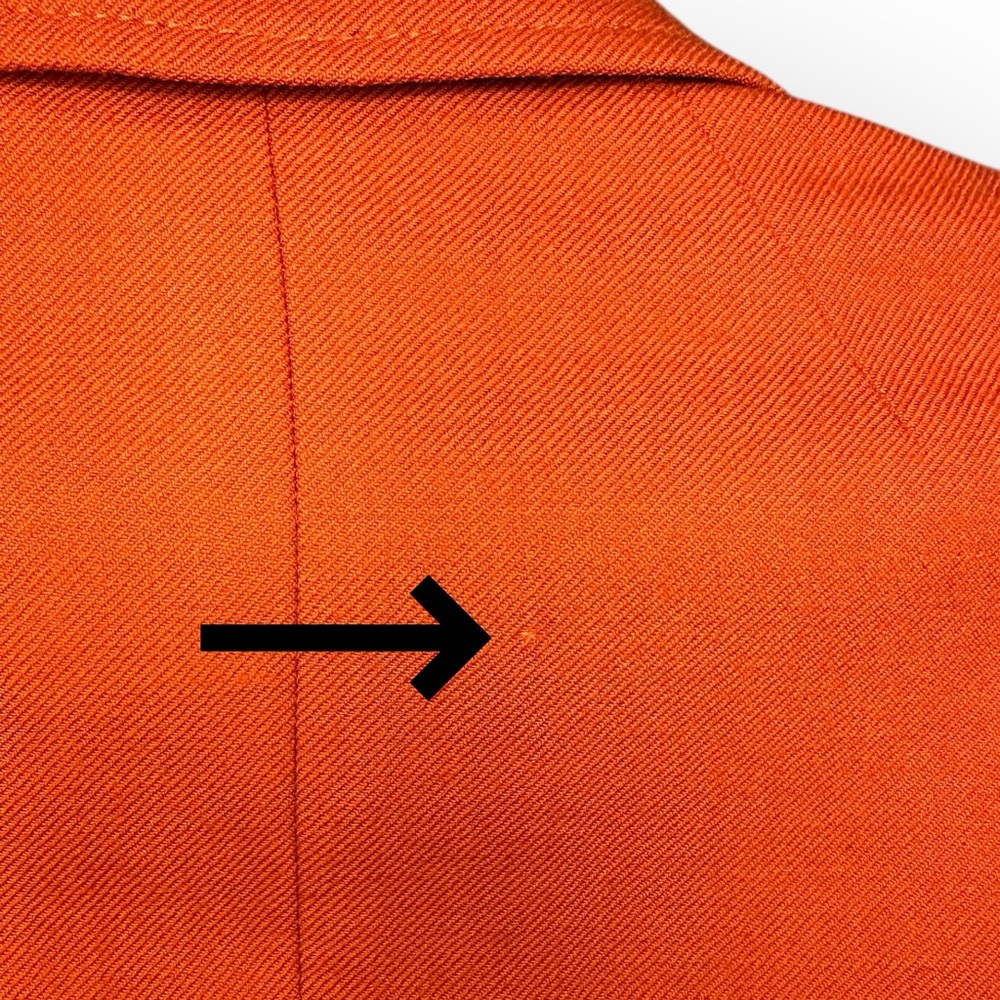 J.Crew Schoolboy Wool Blazer in Orange. Size 2 (XS) - Picture 8 of 12